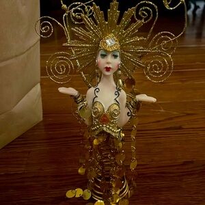 Vintage showgirl tree topper